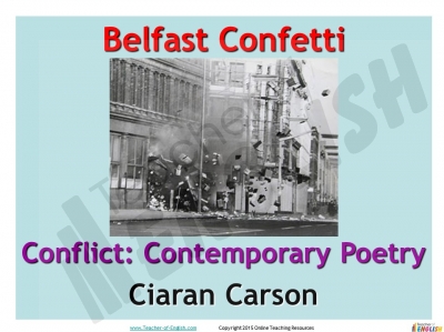 Belfast Confetti Teaching Resources